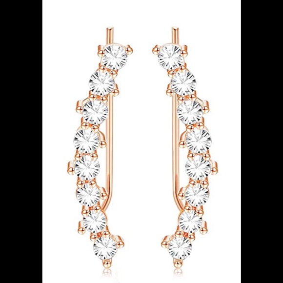 🌹Beautiful 🌹Crystal Climber Earrings 
NWT🏷 - Picture 10 of 12